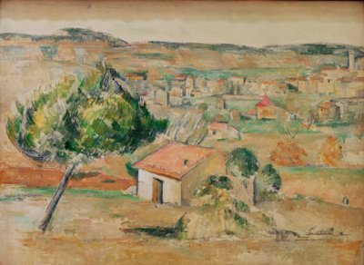 プロバンス平野 作： Paul Cézanne