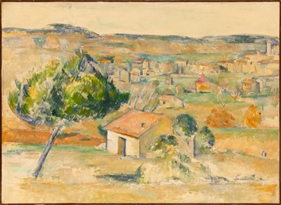 プロヴァンスの平原、1883～1885年。 作： Paul Cézanne