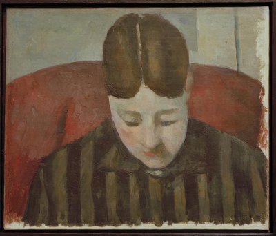 セザンヌ夫人の肖像 作： Paul Cézanne