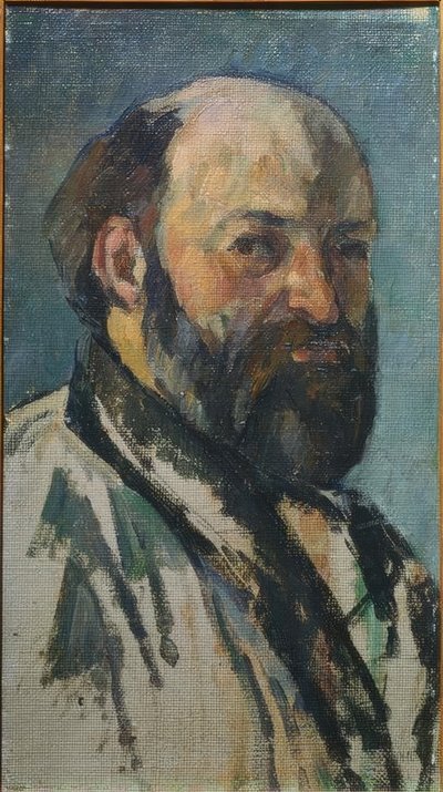 アーティストの肖像 作： Paul Cézanne