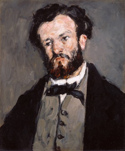 アンソニー・ヴァラブレグの肖像、1869-1871 作： Paul Cézanne