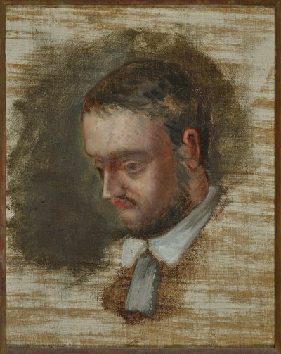 エミール・ゾラの肖像 作： Paul Cézanne
