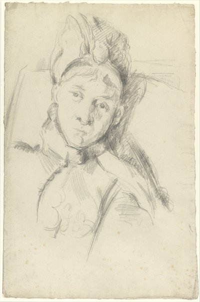 オルタンス・セザンヌ＝フィゲ、芸術家の妻の肖像 作： Paul Cézanne