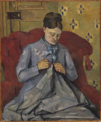 アーティストの妻の肖像、1877 作： Paul Cézanne