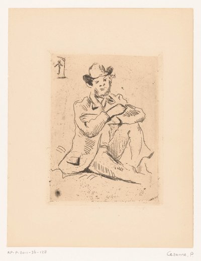 アルマン・ギヨーマンの肖像 作： Paul Cézanne