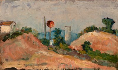 鉄道のカット 作： Paul Cézanne