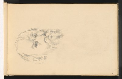 自画像 作： Paul Cézanne