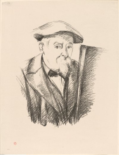 自画像 作： Paul Cézanne