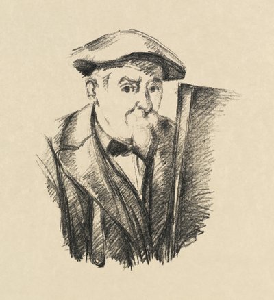 自画像、1899 年。 作： Paul Cézanne