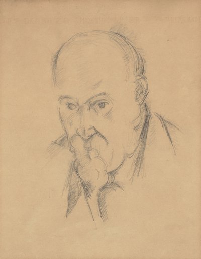 自画像 [直筆] 作： Paul Cézanne