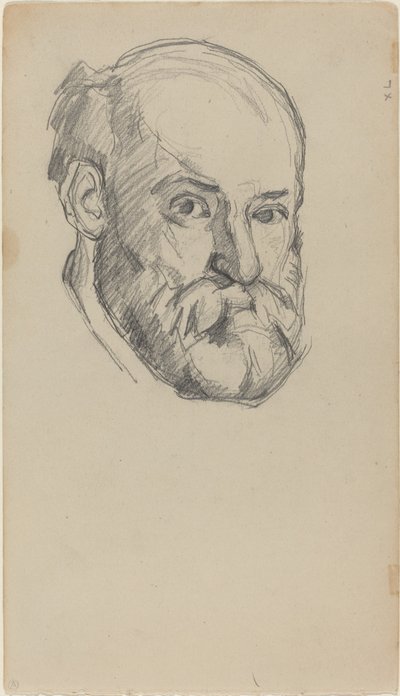 自画像[レクト] c. 18801882。 作： Paul Cézanne
