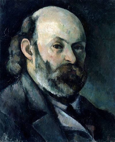 自画像、1882-1885 作： Paul Cézanne