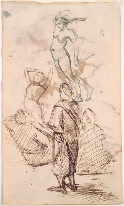 研究シート、1871-1876。 作： Paul Cézanne