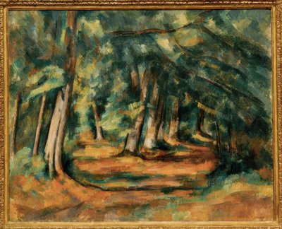 スーボア-フォンテーヌブロー（？） 作： Paul Cézanne