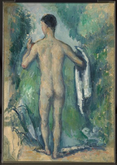 立ち湯 後ろ姿 作： Paul Cézanne