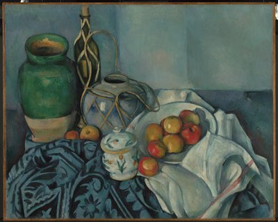 リンゴのある静物 作： Paul Cézanne