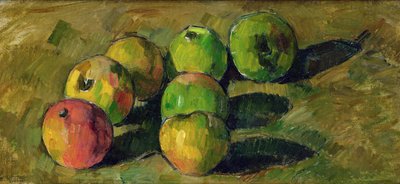 リンゴのある静物、1878 作： Paul Cézanne