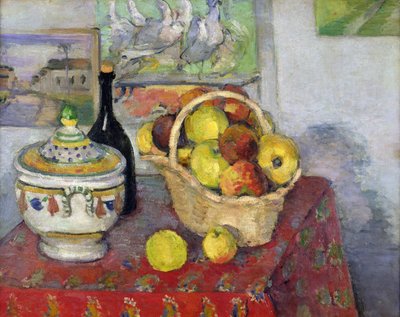 Tureenのある静物、1877年頃 作： Paul Cézanne