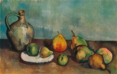 静物、投手と果物、1894 作： Paul Cézanne