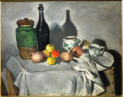 静物（果物と料理） 作： Paul Cézanne