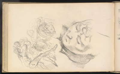 セザンヌ夫人を含む研究 作： Paul Cézanne