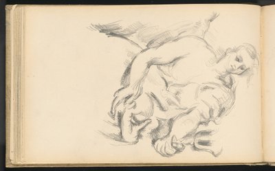 ルーベンスの「預言者エリヤ」における天使の習作 作： Paul Cézanne
