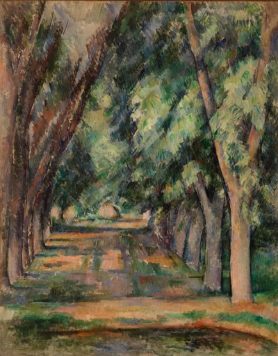 Jas de Bouffanの栗の木の路地 作： Paul Cézanne