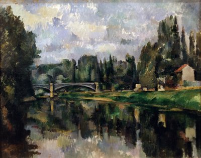 マルヌの銀行、1888-1895 作： Paul Cézanne