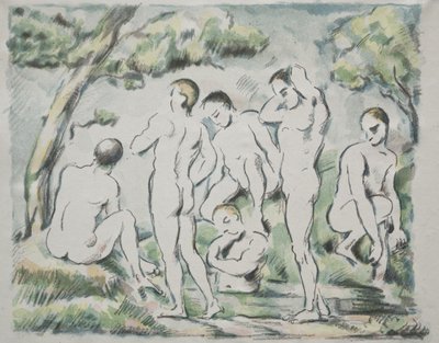 The Bathers 作： Paul Cézanne