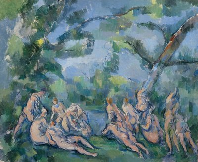 入浴者、18991904。 作： Paul Cézanne