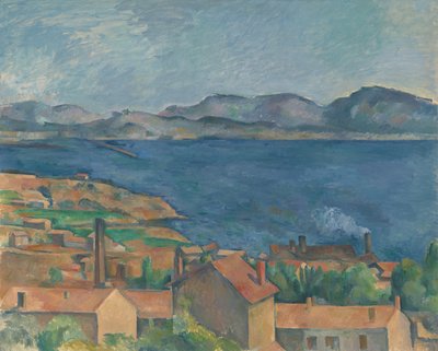 レスタクから見たマルセイユ湾 作： Paul Cézanne