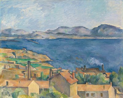 レスタックから見たマルセイユ湾、c。 1885年。 作： Paul Cézanne