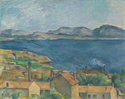 レスタークから見たマルセイユ湾 作： Paul Cézanne