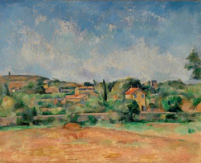 ベルビュー平野/赤い大地 作： Paul Cézanne