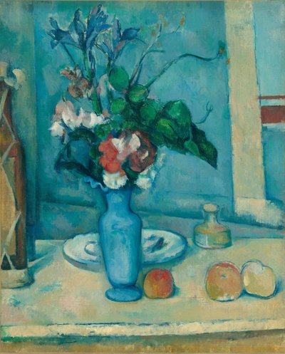青い花瓶青い花瓶 作： Paul Cézanne