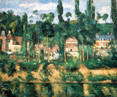 メダンの城」1880年頃（油彩・キャンバス 作： Paul Cézanne