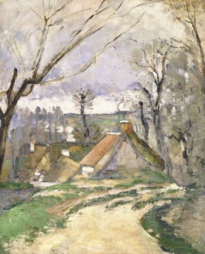 オーヴェルのコテージ、1872-73 作： Paul Cézanne