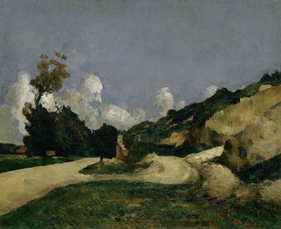 田舎道、1871年頃 作： Paul Cézanne