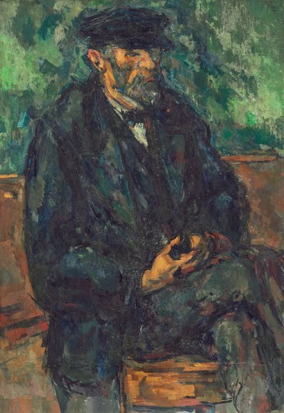 庭師バリエ、1906 作： Paul Cézanne