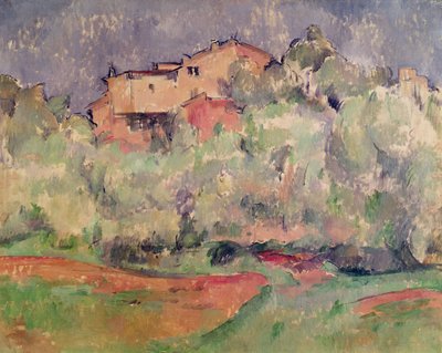 ベルビューの家、1888-92 作： Paul Cézanne
