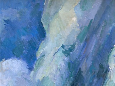大入浴者、1900年から2006年の油彩、2052年のキャンバスのディテール 作： Paul Cézanne