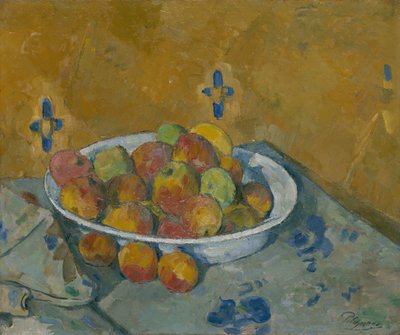 リンゴの皿、c。 1877年。 作： Paul Cézanne