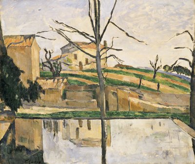 ジャドブファンのプール、1878年頃 作： Paul Cézanne