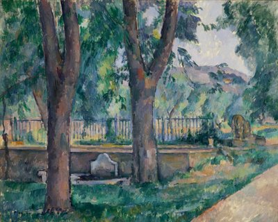 ジャス ド ブッファンのプール、カリフォルニア州。 1885-86。 作： Paul Cézanne