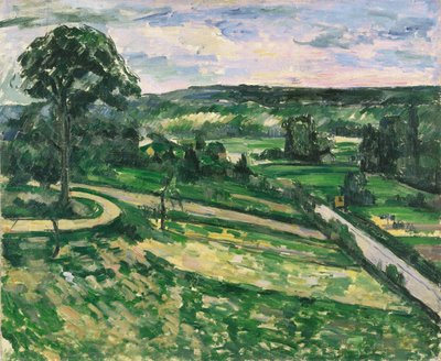 曲がりくねった木 作： Paul Cézanne