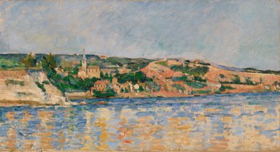 海から見たレスタック村 作： Paul Cézanne