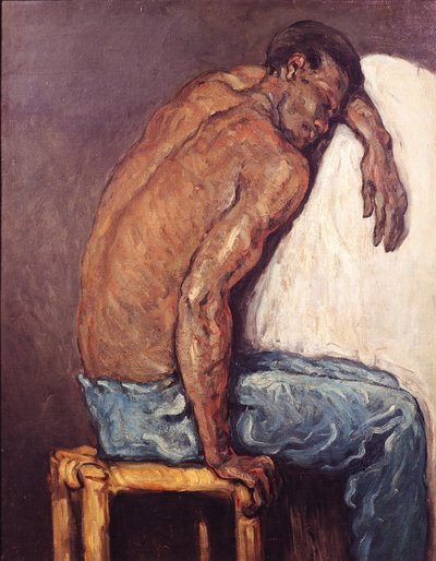 黒いサピオン、1866～68年頃 作： Paul Cézanne