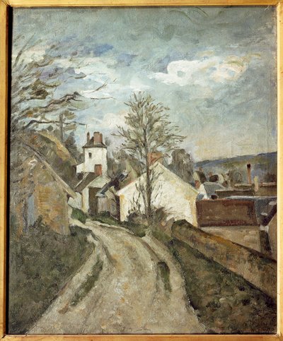 オーヴェールのガシェ医師の家（油彩・キャンバス 作： Paul Cézanne