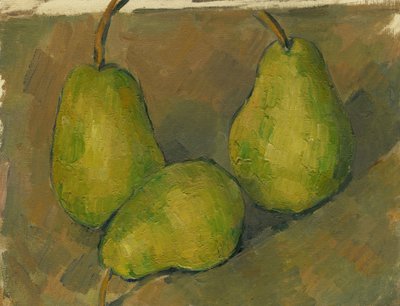 3 つの梨、18781879。 作： Paul Cézanne