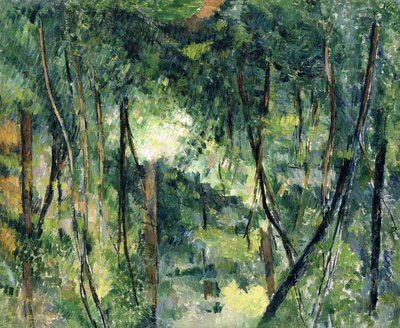 下草、1885年頃 作： Paul Cézanne